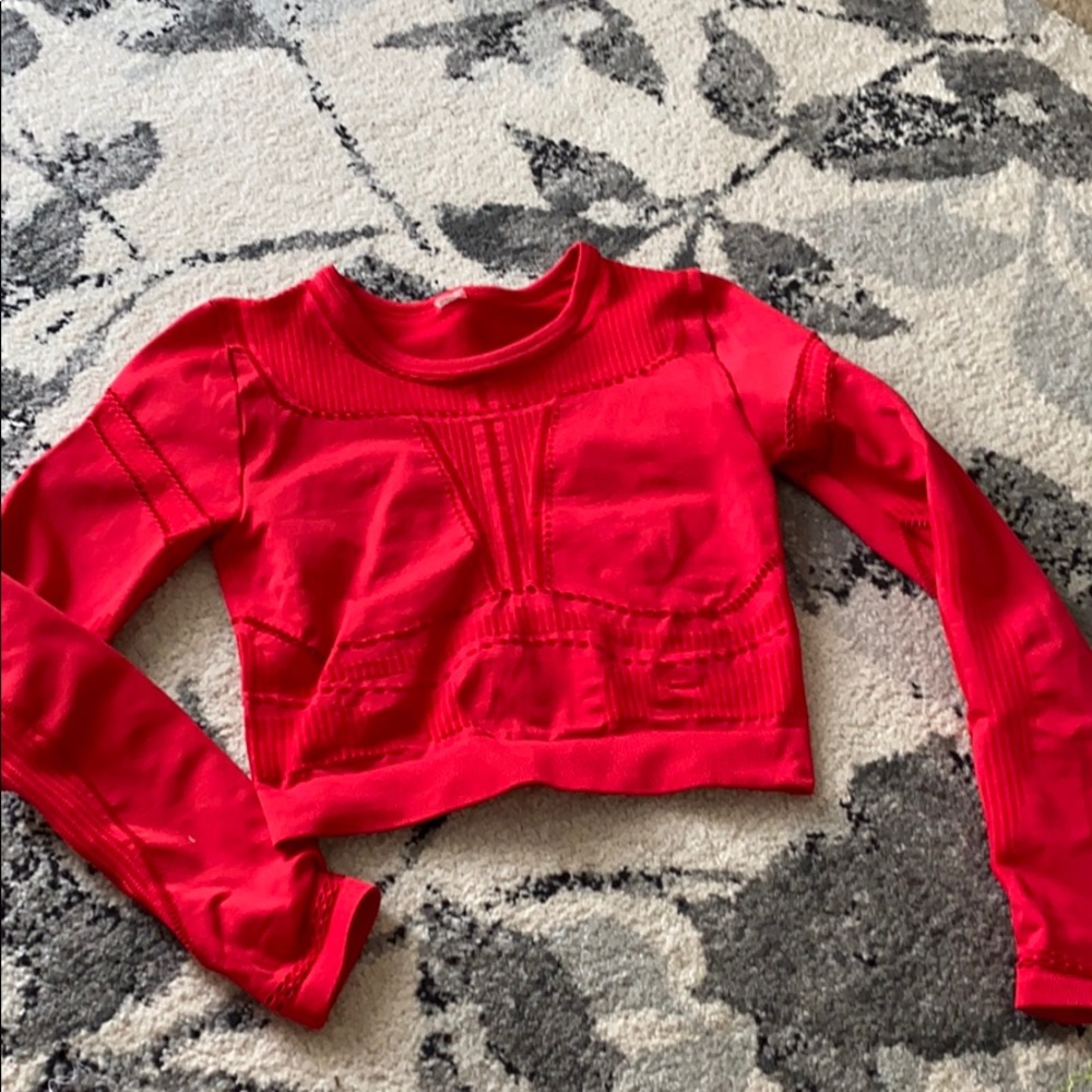 Fabletics Long Sleeve Crop Top